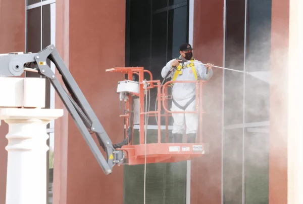 building spray painting